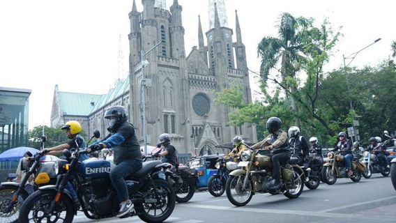 「ワンライド」第12版を通じて、ロイヤルエンフィールドペルサトゥカン58カ国から28千人のライダー