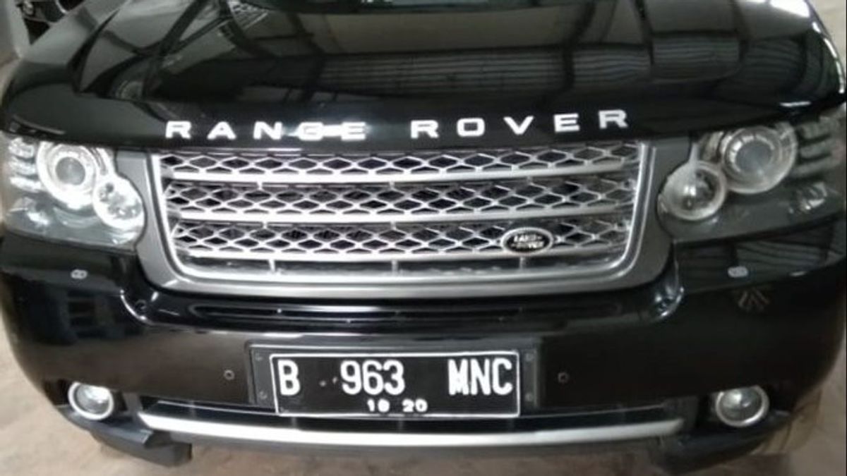 KPK Auctions Range Rover Car With Police Number B 963 MNC Belonging To Markus Nari