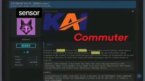 Leak Again, Now It's Time For KAI Commuter Data To Leak On The Dark Web