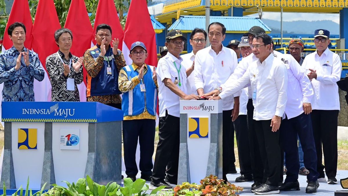 PTPP Tuntaskan Pembangunan Rehabilitasi dan Rekonstruksi Sistem Irigasi Gumbasa Paket 3, Diresmikan oleh Presiden Jokowi