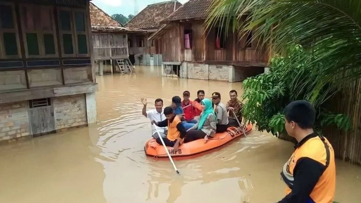 Map Flood Subscription Areas In East OKU, BPBD Establishes Disaster Command Post