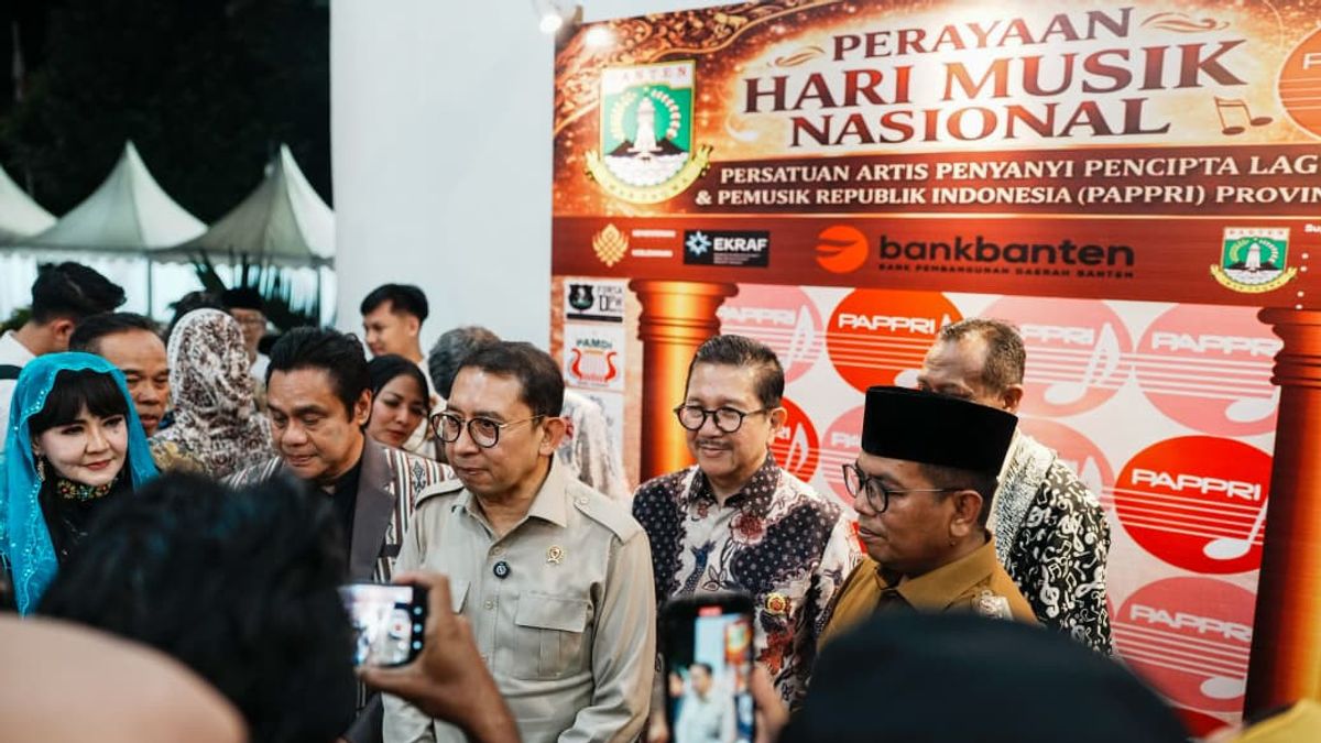 National Music Day 2026: Minister of Culture Fadli Zon encourages Indonesian Wave to go global