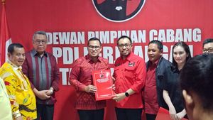 Incumbent Benjamin-Pilar Returns Regional Head Training Form To South Tangerang PDIP DPC