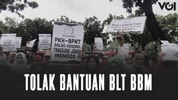 VIDEO: Tolak Bantuan BLT BBM, Massa Aksi SPRI Geruduk Kantor Gubernur DKI Jakarta