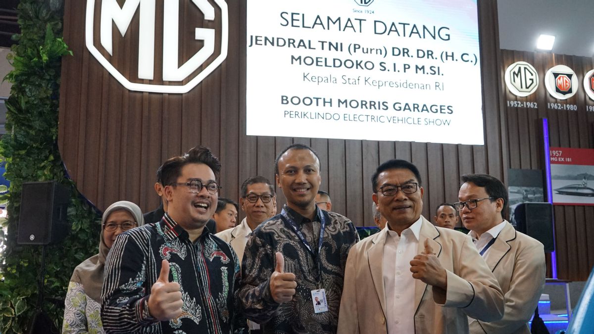 In Front Of Moeldoko, MG Shows Its Serious Commitment To Electric Vehicles