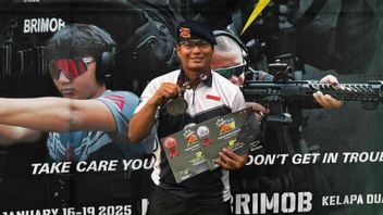 Brimob Member Of The Kaltara Police Bripka Sapparudin Champion In The International Shooting Competition Of The Xtreme International Brigade 2025