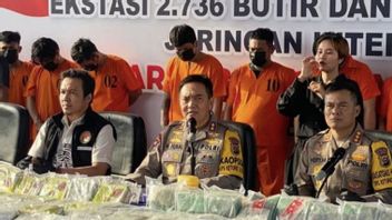 Developing Cases In Pekanbaru, Riau Police Secure 107 Kg Of Crystal Methamphetamine And 2,736 Ecstasy Pills