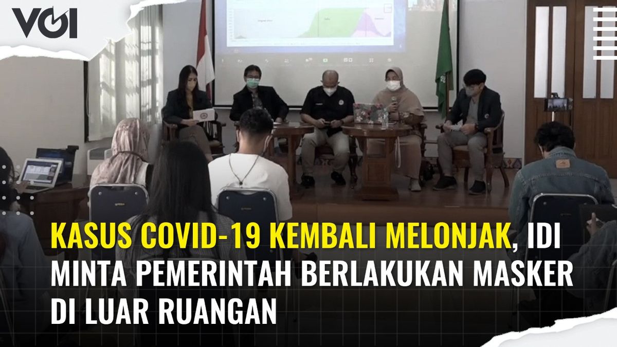 ビデオ:COVID-19の症例が再び急増、IDIは政府に屋外でのマスクを強制するよう要請