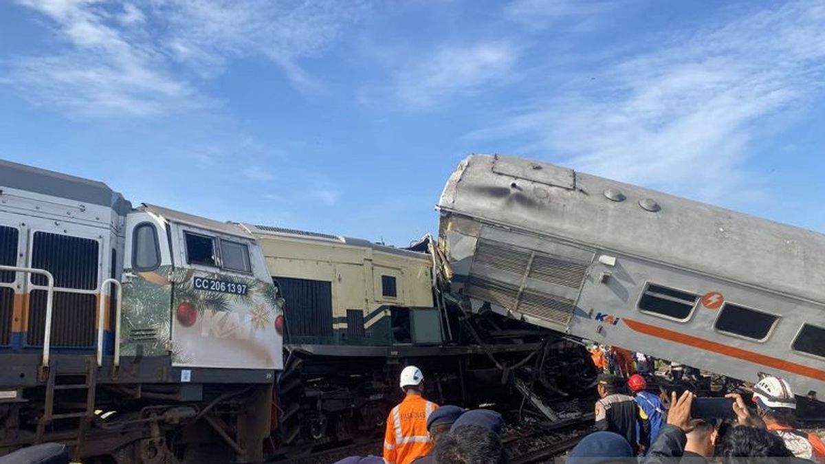 这是Turangga列车与万隆当地列车,Masinis Hingga Pramugara碰撞造成的死亡受害者的身份。