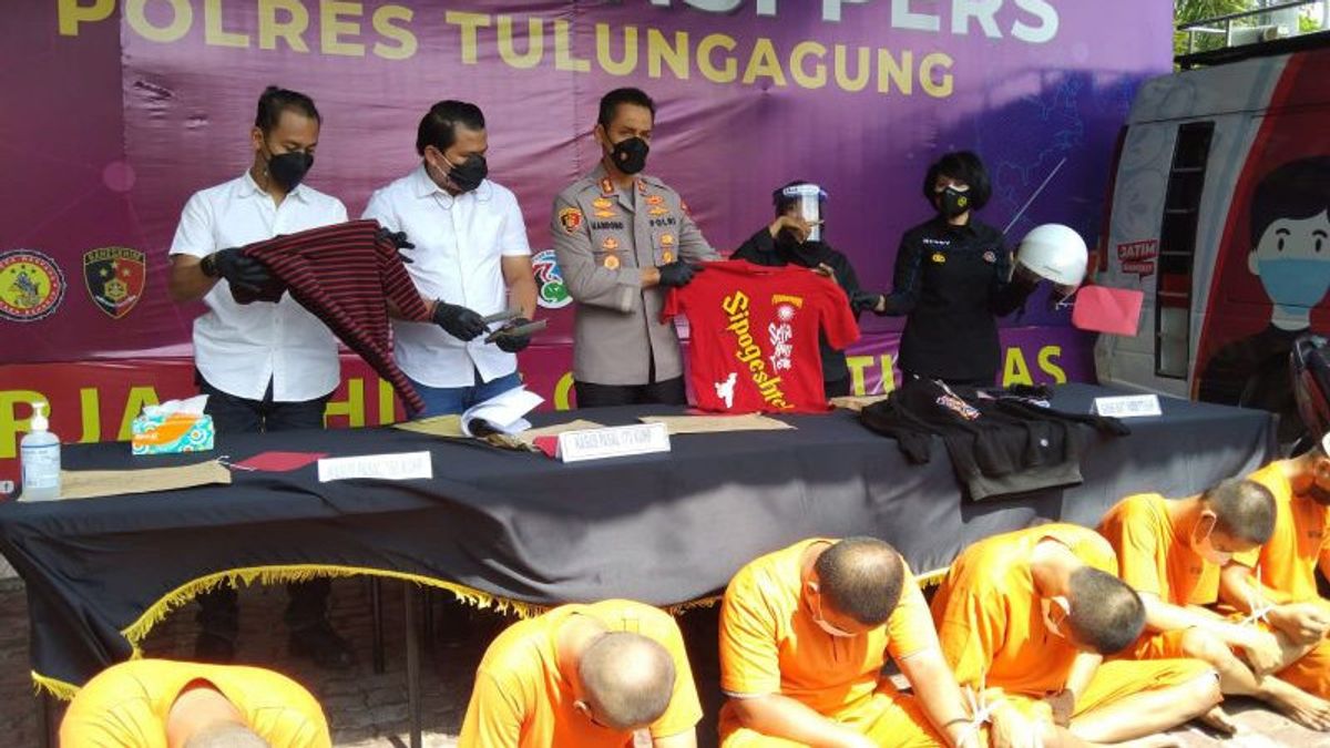 Tulungagung Police Arrest 6 Perpetrators Of Attacking With Silat College Attributes, 7 Fugitives