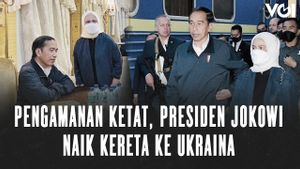 VIDEO: Penampakan Presiden Jokowi Naik Kereta ke Ukraina