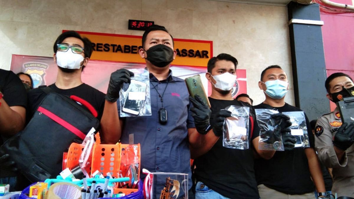 Pembobol Balai Kota Makassar Dibekuk, 2 Orang Pelaku Berstatus Pegawai Kontrak