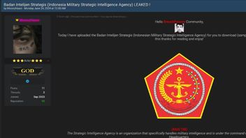 Data Sensitif  BAIS dan INAFIS TNI-Polri Bocor, Dijual di Dark Web