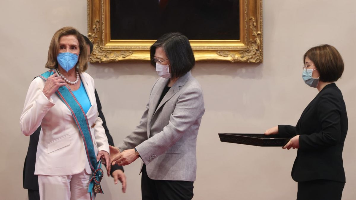 Usai Kunjungan Ketua DPR AS Nancy Pelosi, Taiwan Antisipasi Peningkatan 'Perang Psikologis'