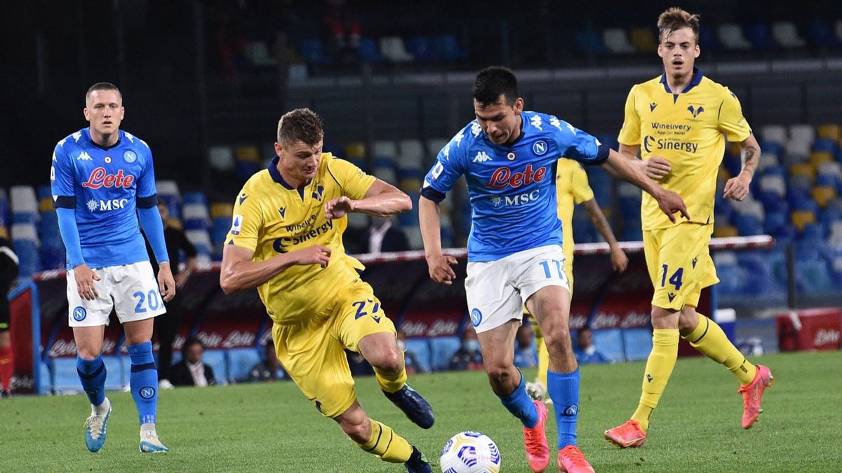 Napoli Vs Verona 1-1: <i>Il Partenopei</i> Gagal ke Liga Champions