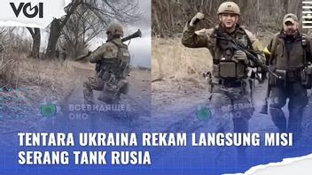 VIDEO: Ukrainian Army Records Live Russian Tank Attack Mission