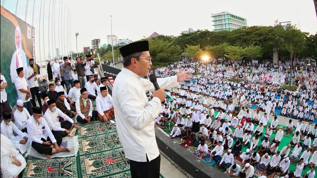 Vaksinasi Lengkap di Makassar Terbilang Tinggi, Salat Idulfitri 2022 Digelar di Lapangan Karebosi