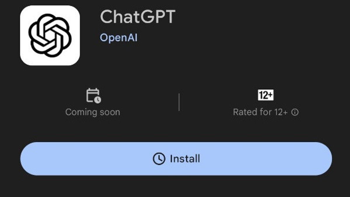 ChatGPTアプリケーションのAndroidバージョンがGoogle Playストアインドネシアに登場しましたが、ダウンロードできますか?