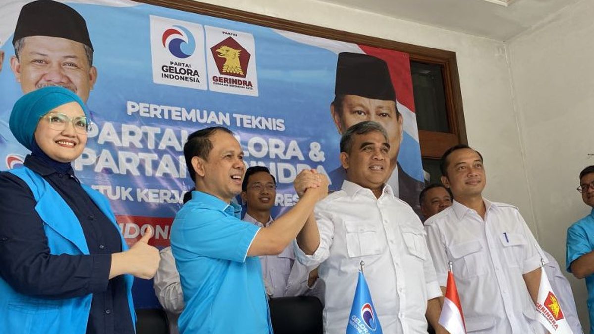 Gelora党和Gerindra党讨论了一项技术协议,以支持Prabowo Subianto成为总统候选人