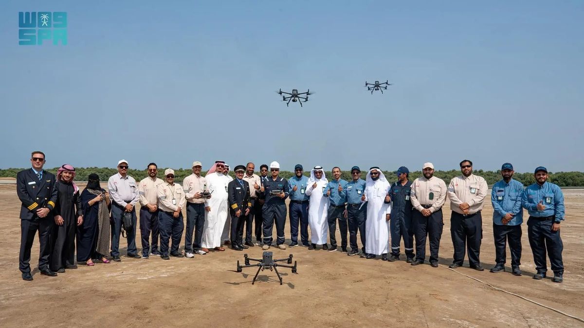 サウジアラビアは、沿岸線を監視し、海洋資源を保護するためにドローンを配備しています