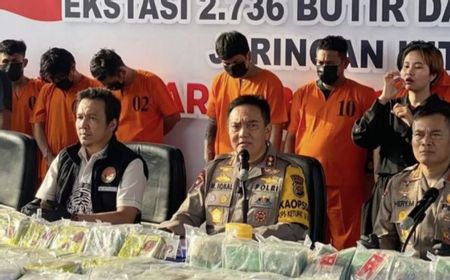 Kembangkan Kasus di Pekanbaru, Polda Riau Amankan 107 Kg Sabu dan 2.736 Pil Ekstasi