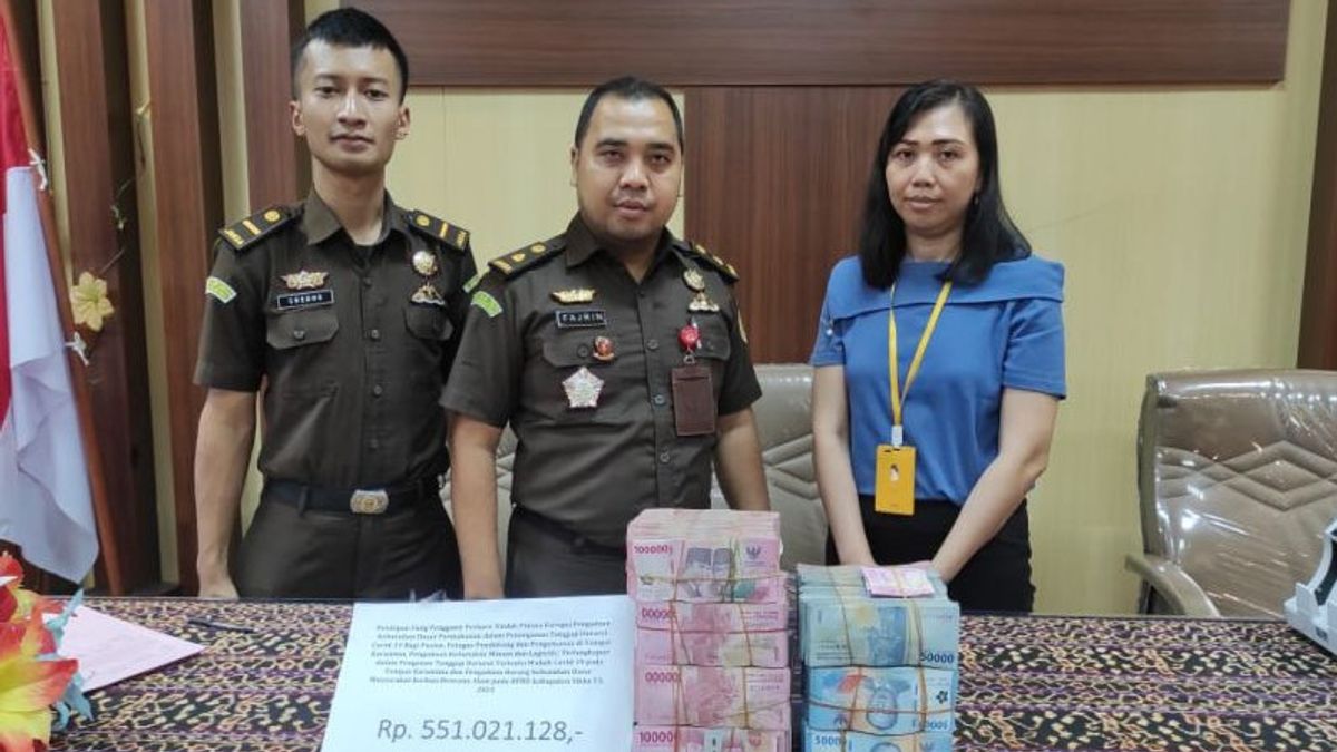 2 Suspects Of The Corruption Fund For Handling COVID-19 In Sikka NTT Leave The Money In Lieu Of Capai IDR 575 Million More