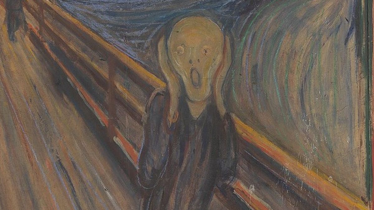 エドバラード・ムンクの『悲鳴の絵』1994年5月7日、歴史上3ヶ月盗まれた後に発見された