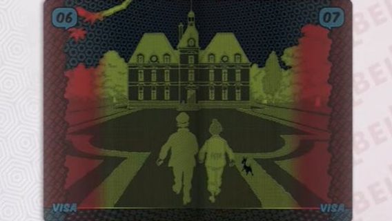 Unique, Belgian Passport Made Like Tintin's Classic Comic