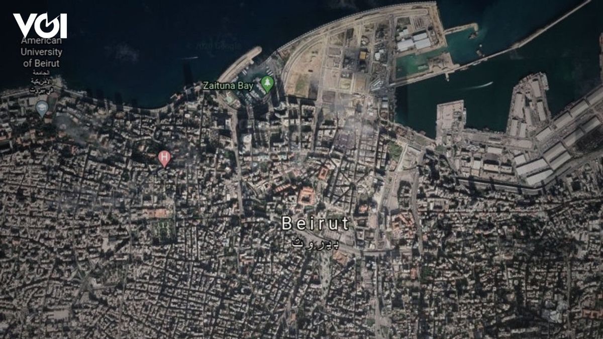 Cartographie De L'impact De L'explosion De Beyrouth Sur Chypre