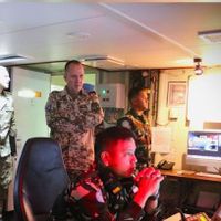 Terima Kunjungan Pasukan UNIFIL di Lebanon, Awak KRI Diponegoro Diskusi soal Pertahanan Laut