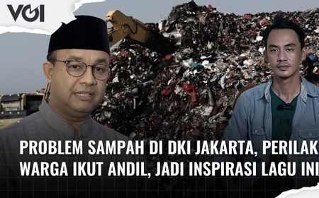 VIDEO: Problem Sampah di DKI Jakarta, Perilaku Warga Ikut Andil, jadi Inspirasi Lagu Ini