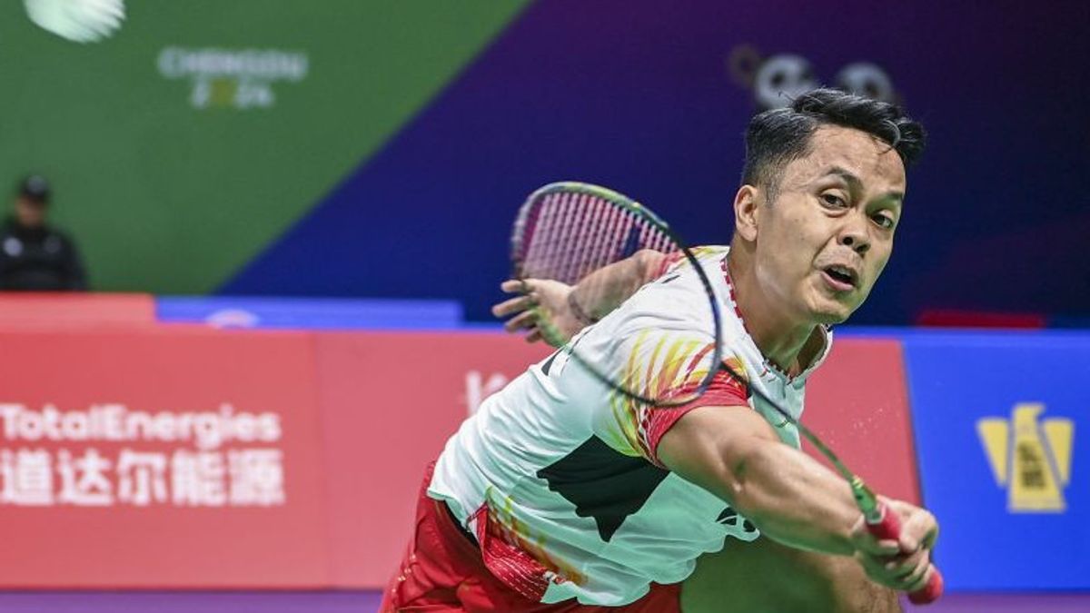 Shi Yu Qi Wins Over Anthony Ginting In The Men's Singles Match For The 2024 Thomas Cup Final