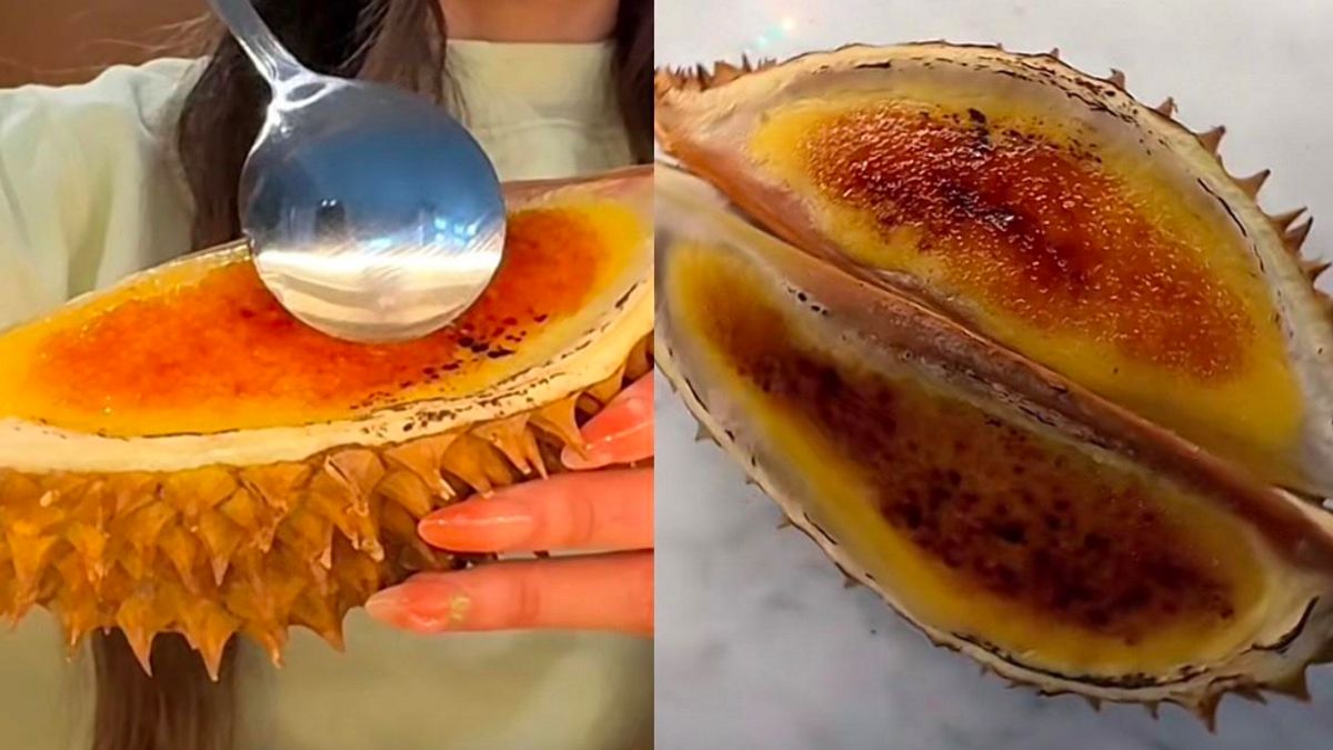 甘くて薄いテクスチャーのドリアンクリームブルリーのレシピ