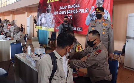 Polda Aceh Gelar Vaksinasi Berhadiah Paket Ibadah Umrah