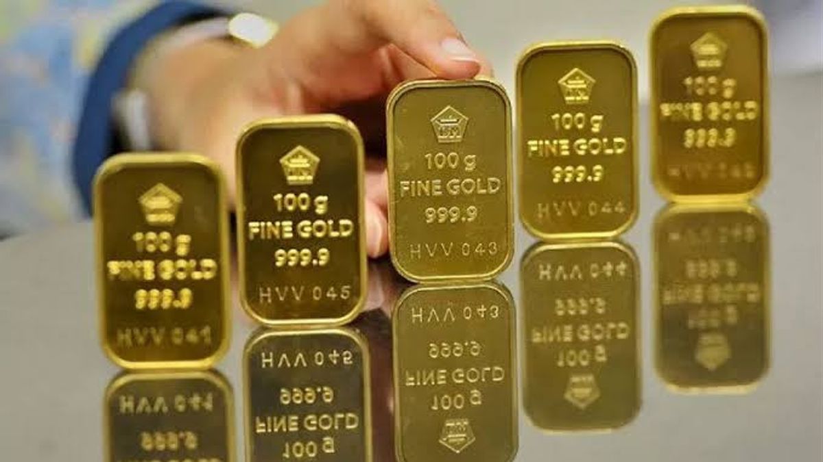 周末,Antam Stagnan的黄金价格为每克1,069,000印尼盾