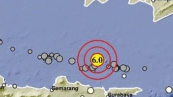 An Earthquake M 6.0 In The Tuban Sea Was Felt Until Surabaya