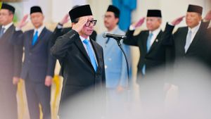 Presiden Prabowo Lantik Juda Agung Sebagai Wakil Menteri Keuangan di Istana Negara