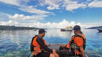 Basarnas recherche grand-père de 69 ans est tombé d’un bateau de la route Ternate-Makian