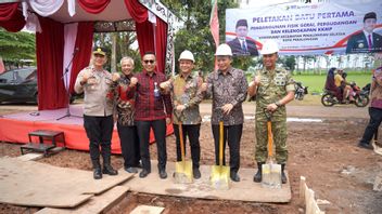 Menkop Groundbreaking Red and White Village Cooperative Sokoduwet, Construction Begins