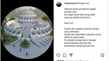 Ridwan Kamil Will Build A Mosque Around Eril's Tomb Named Al Mumtadz