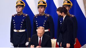 Presiden Rusia Vladimir Putin Resmikan Pencaplokan Empat Wilayah Ukraina