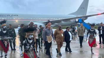 Le vice-président quitte Timika pour poursuivre sa visite en Papouasie