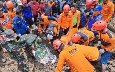 TIM SAR Temukan Korban Tanah Longsor di Kebumen, Dua Meninggal Dunia