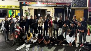 8 Remaja Usia 15-17 Tahun Hendak Tawuran Konvoi Bawa Sajam Ditangkap di Banjarmasin 