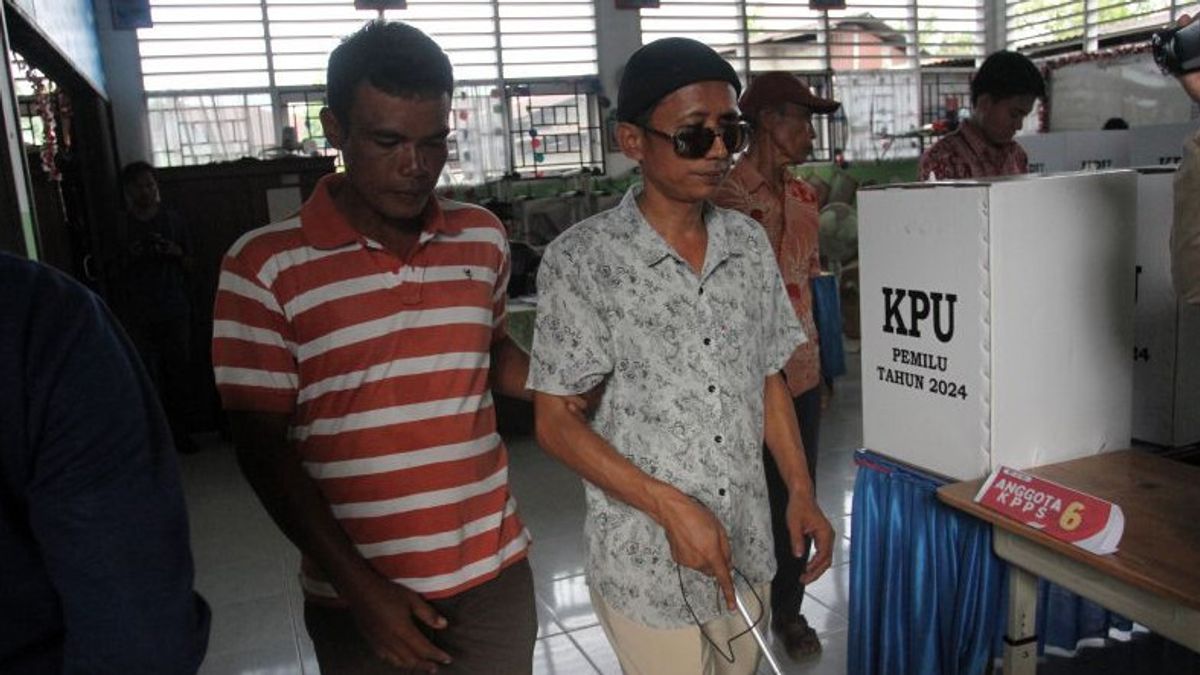 KPU否认Komnas HAM关于无字母 Braille残疾人投票的记录