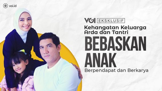 VIDEO: Eksklusif Kehangatan Keluarga Arda dan Tantri, Bebaskan Anak Berpendapat dan Berkarya