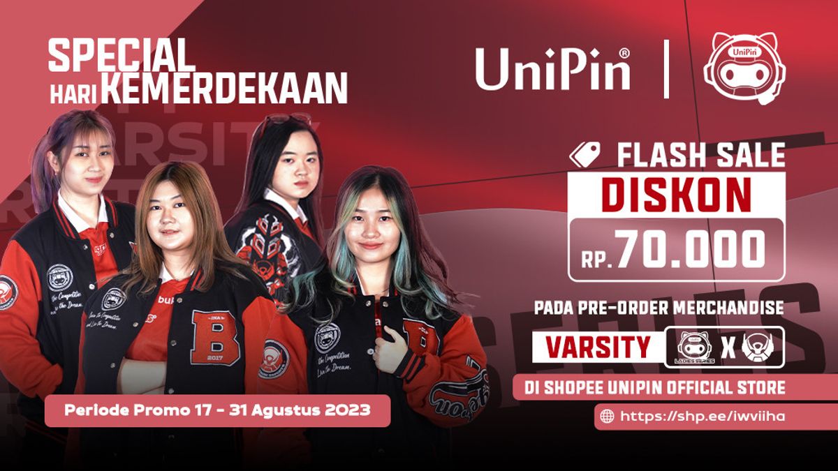 Limited Selling! UniPin Ladies Series X Bigetron Launches Exclusive Collaboration Varsity