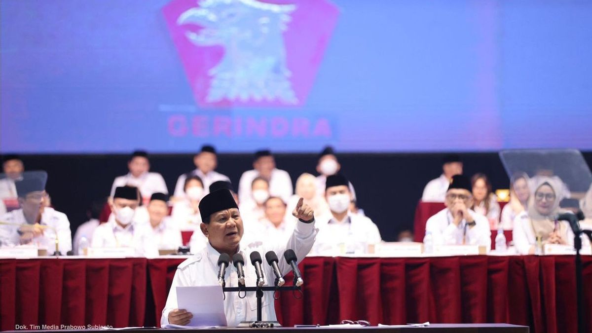 Prabowo Concerning The 2024 Election System: If Closed Later The Parties That Determine