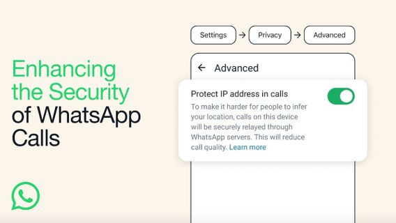 Mudah! Begini Cara Sembunyikan IP Pengguna WA saat Telepon 