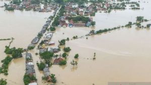 Ribuan Hektare Sawah di Karawang Terendam Banjir
